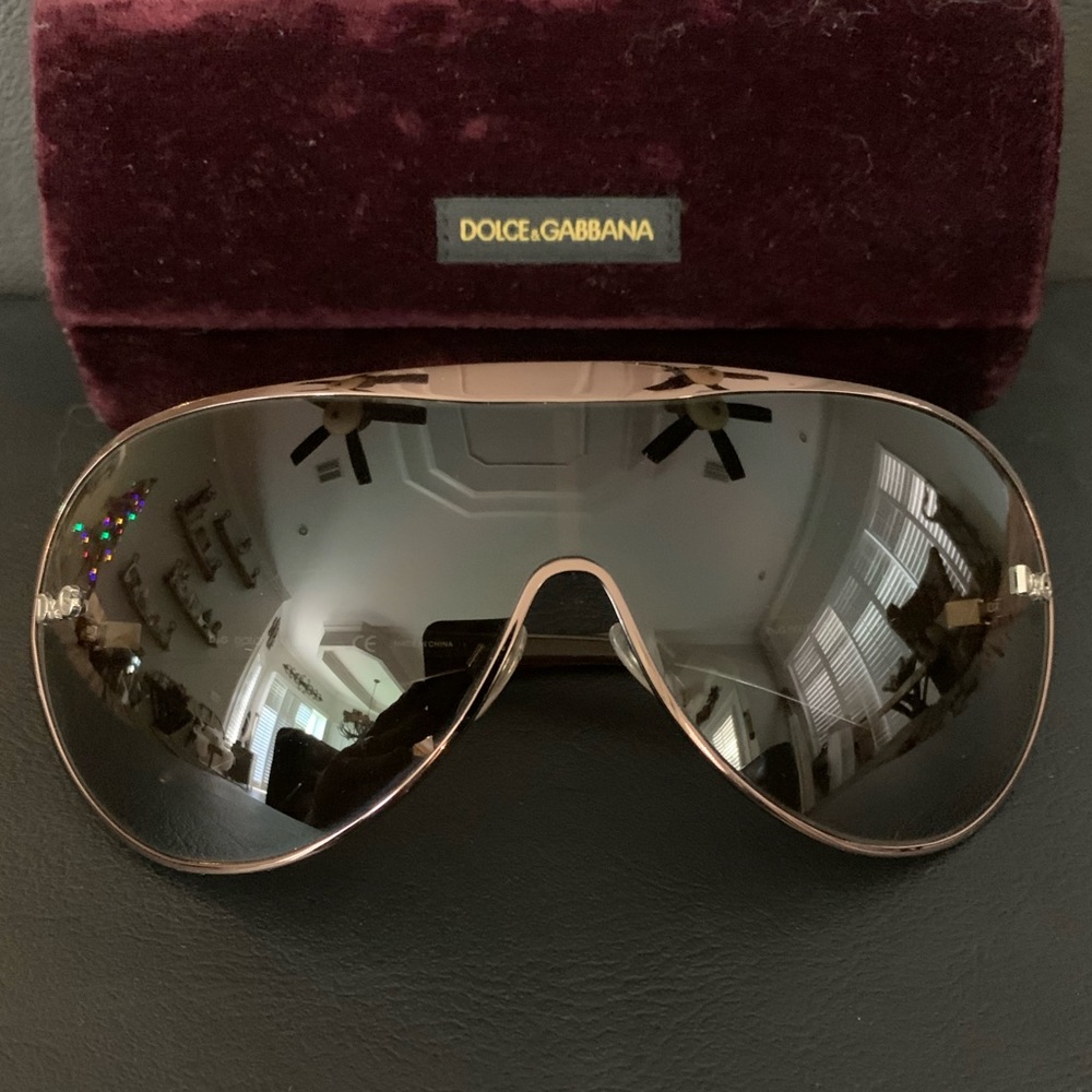 Dolce & Gabbana Rose Gold Women’s Sunglasses